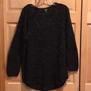 New ANA  long sleeve black sweater